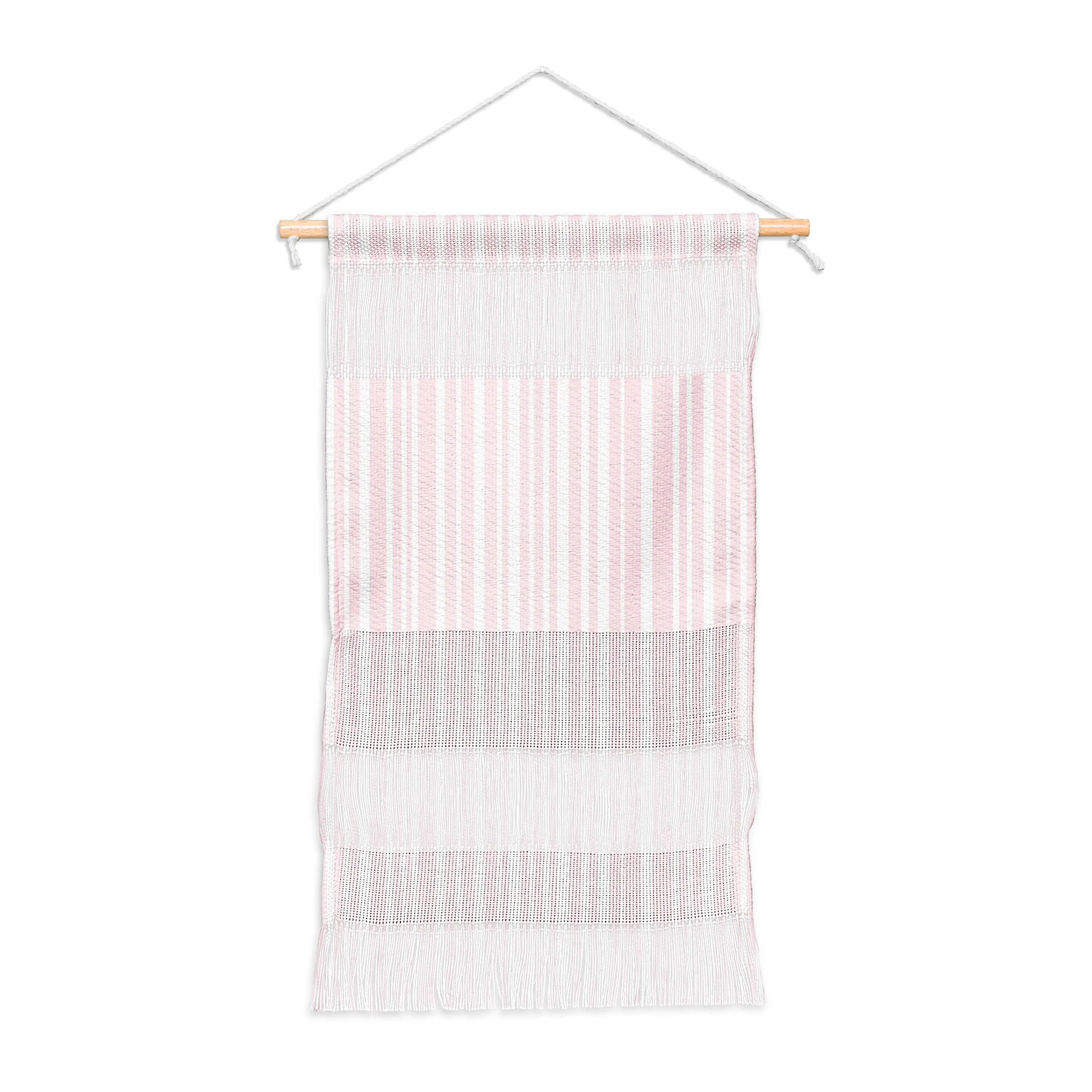 Lisa Argyropoulos Soft Blush Stripes Wall Hanging Portrait