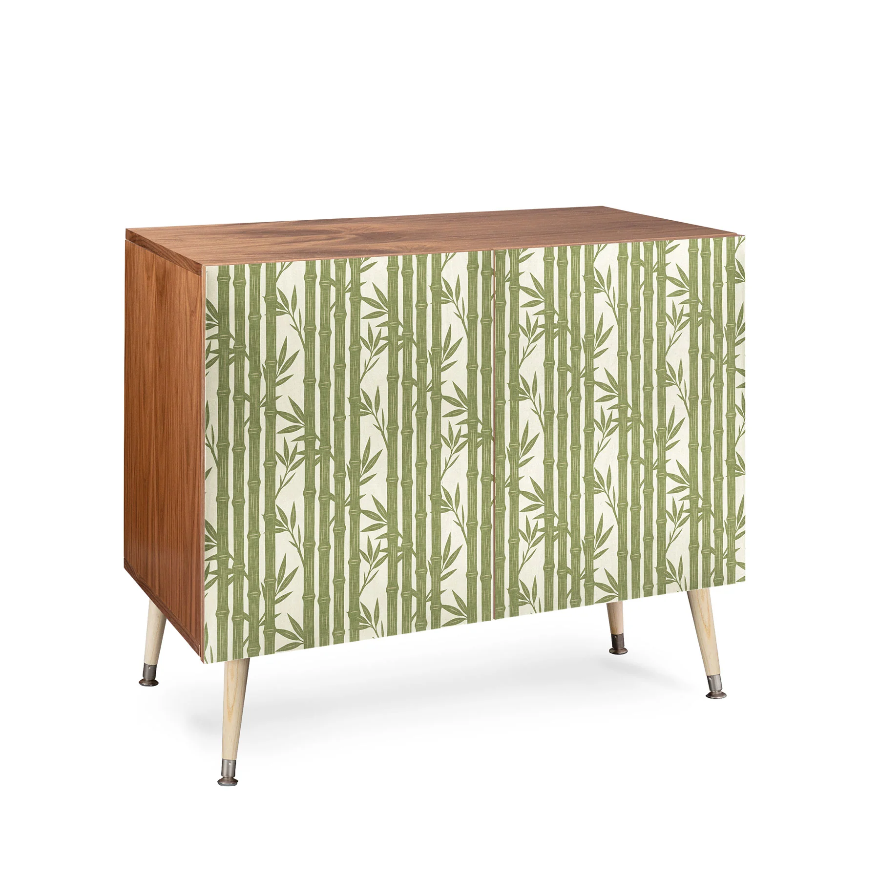 Little Arrow Design Co bamboo stripes green Credenza - Image 14