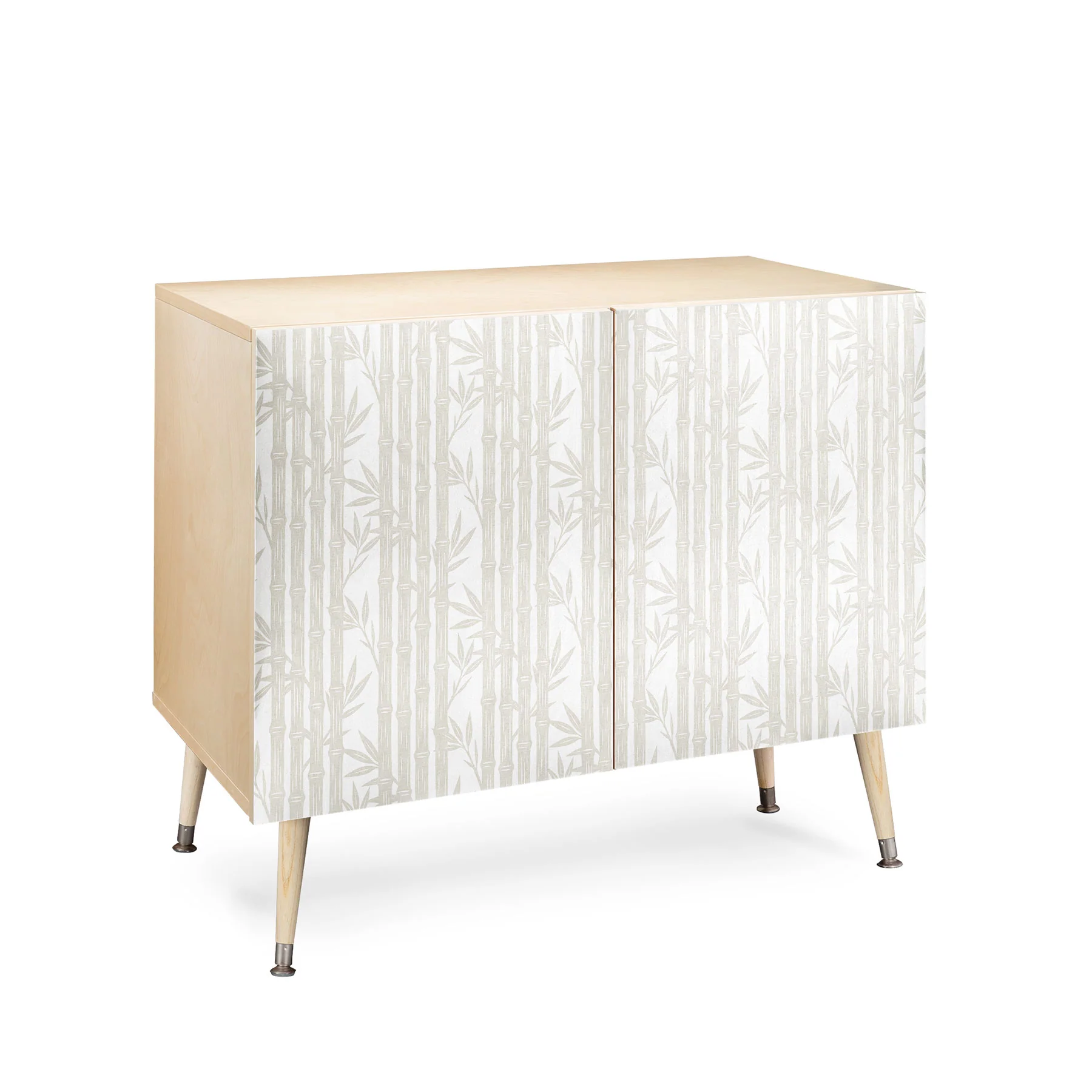 Little Arrow Design Co bamboo stripes neutral Credenza - Image 17