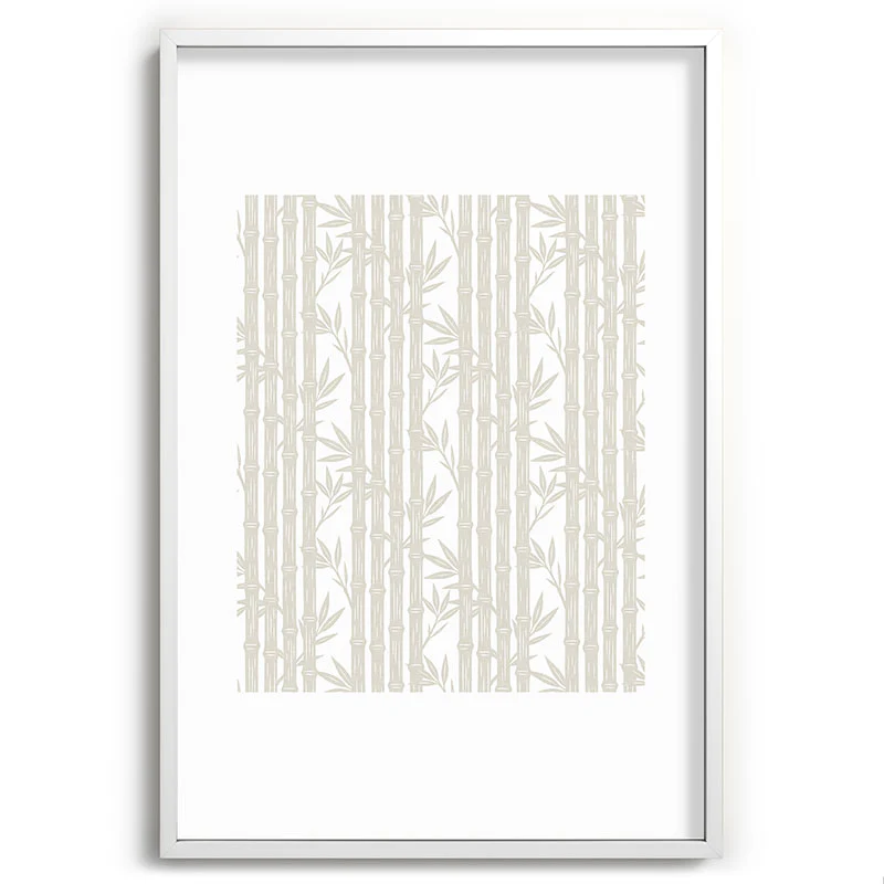 Little Arrow Design Co bamboo stripes neutral Recessed Framing Rectangle - Image 27