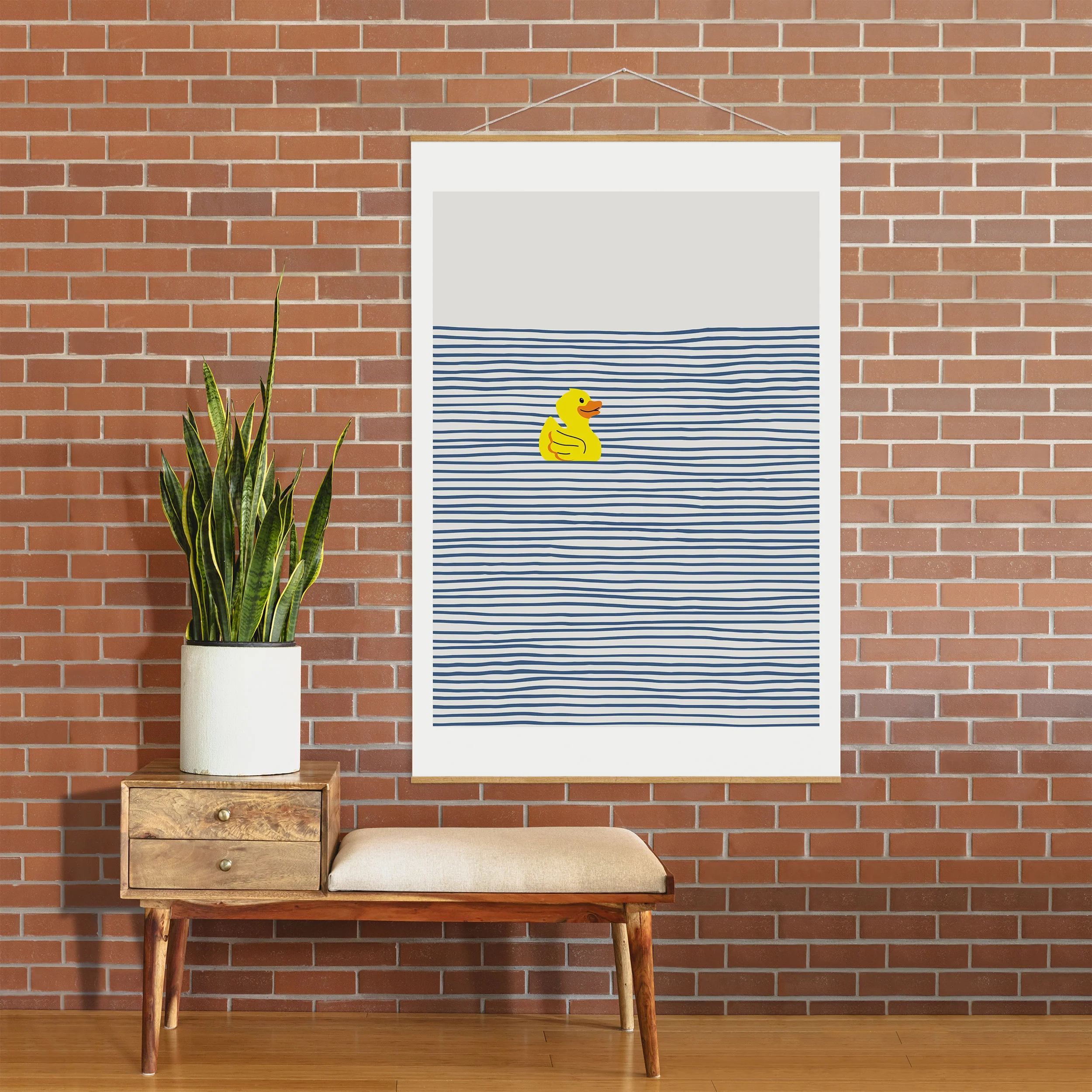 Little Dean Yellow rubber ducky Art Print - Image 53
