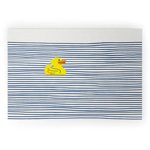 Little Dean Yellow rubber ducky Welcome Mat - Image 2