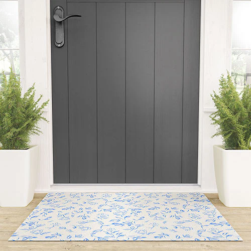 LouBruzzoni Romantic blue Welcome Mat - Image 4