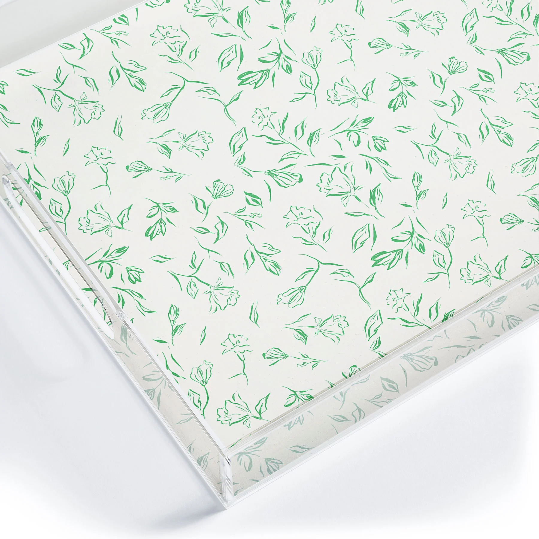 LouBruzzoni Romantic green Acrylic Tray - Image 8