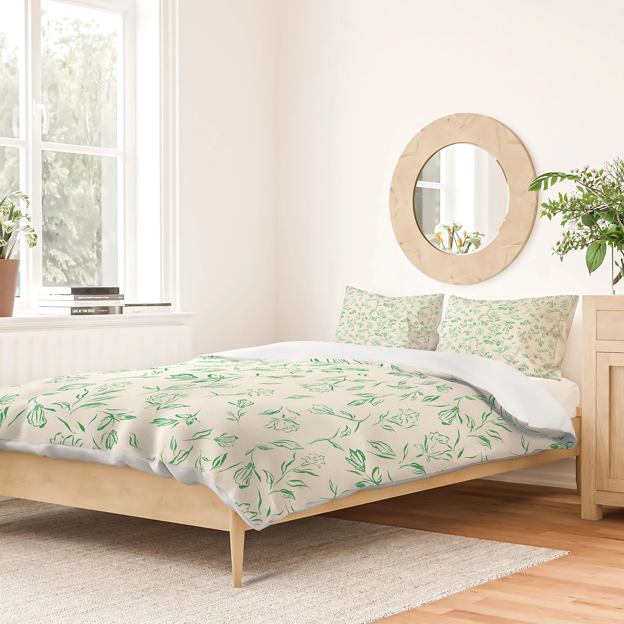 LouBruzzoni Romantic green Duvet Cover - Image 22