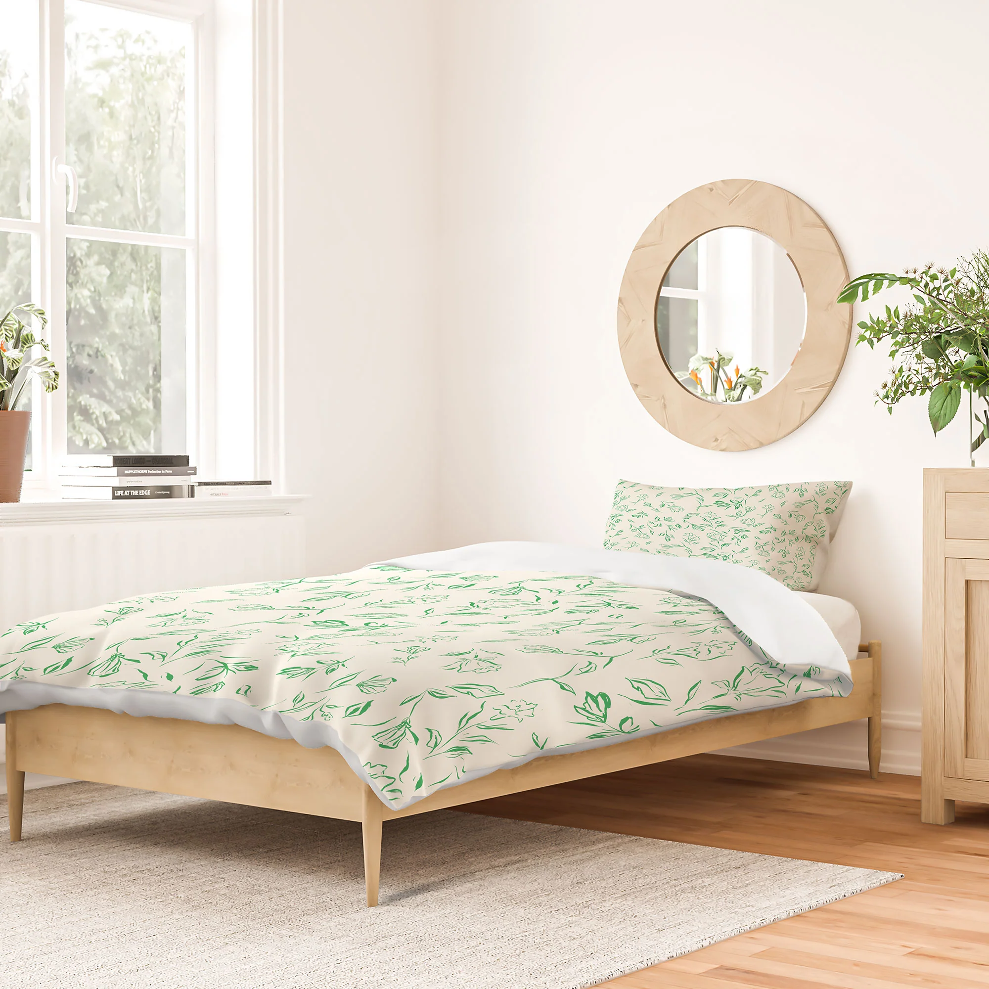 LouBruzzoni Romantic green Duvet Cover - Image 46