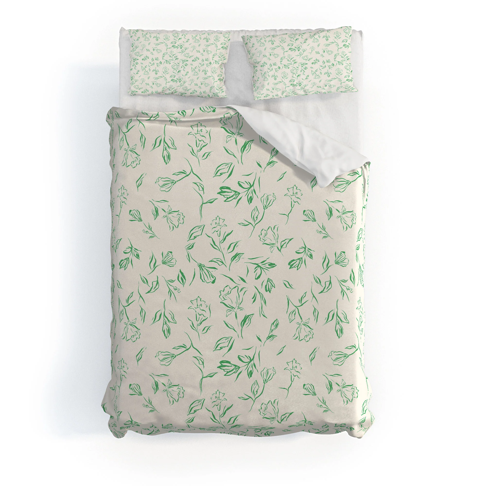 LouBruzzoni Romantic green Duvet Cover - Image 53