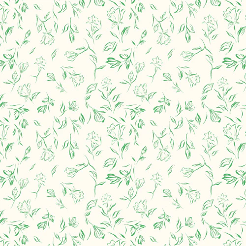 LouBruzzoni Romantic green Shower Curtain - Image 7