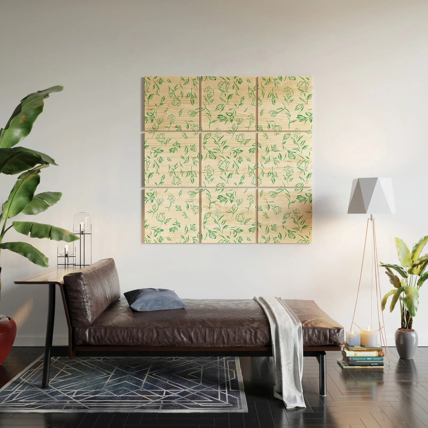 LouBruzzoni Romantic green Wood Wall Mural - Image 5