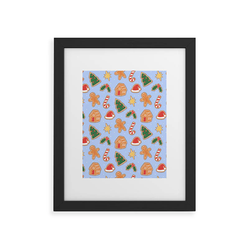 Love_Ryming Christmas Cookies Framed Art Print - Image 7