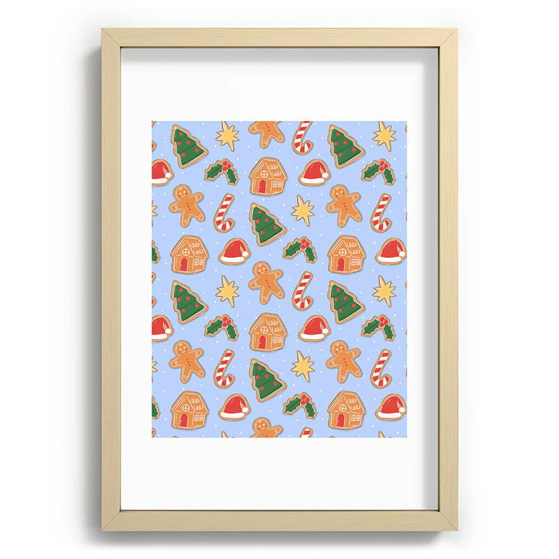 Love_Ryming Christmas Cookies Recessed Framing Rectangle - Image 13
