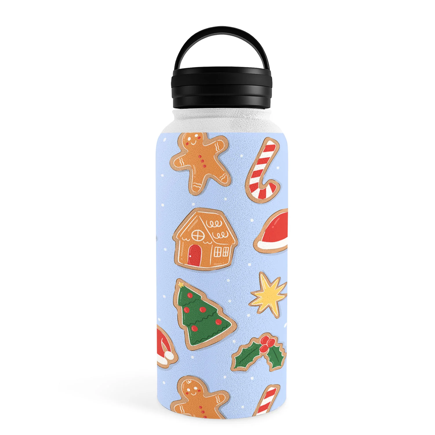 Love_Ryming Christmas Cookies Water Bottle - Image 33