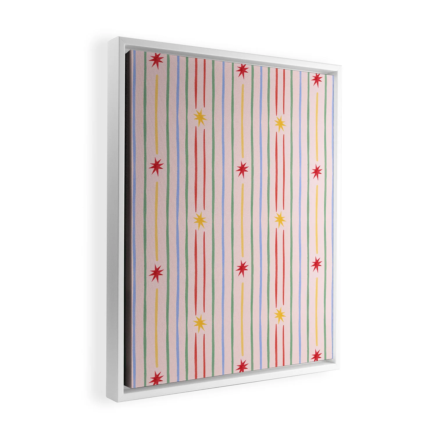 Love_Ryming Festive Starry Stripes Art Canvas - Image 15