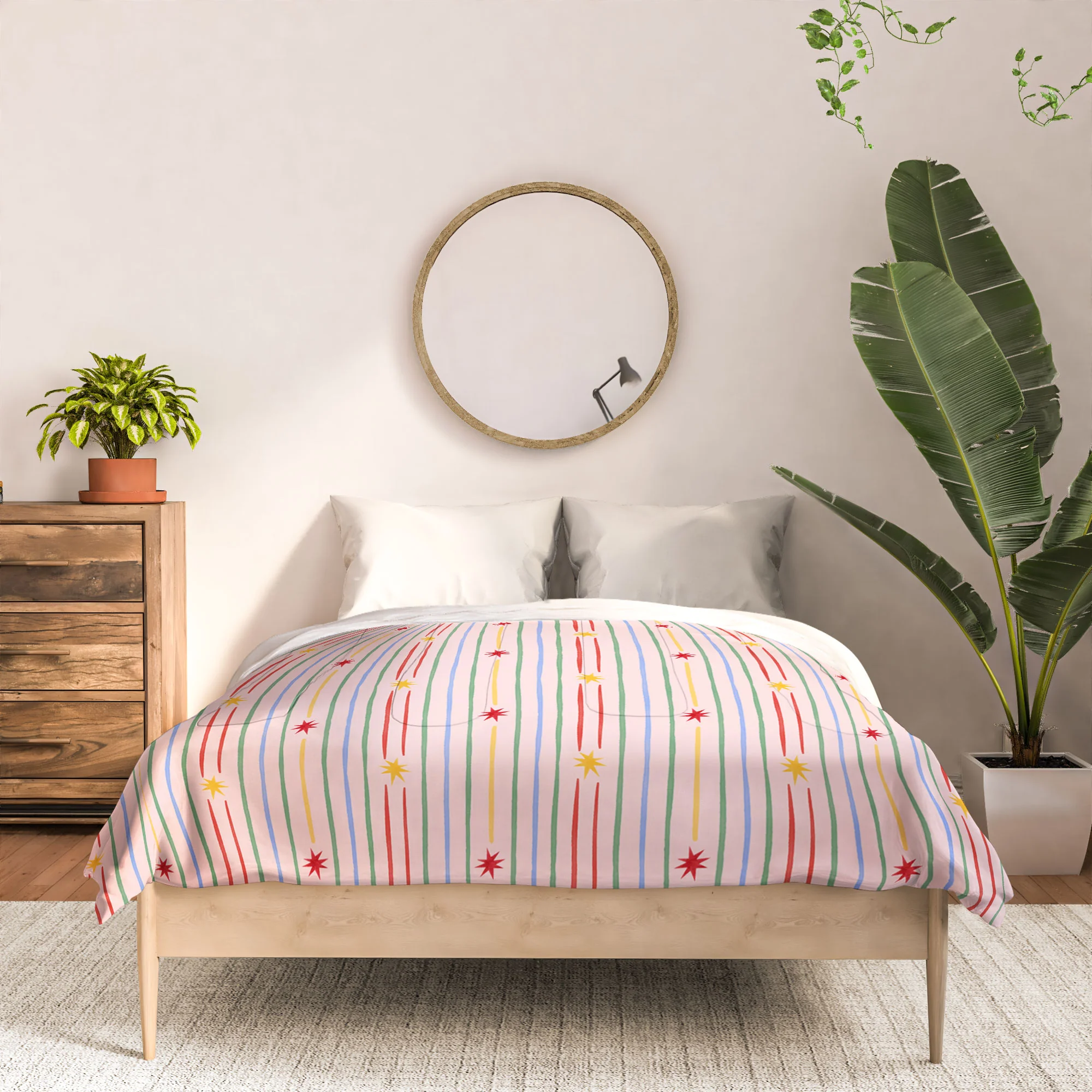 Love_Ryming Festive Starry Stripes Comforter - Image 12