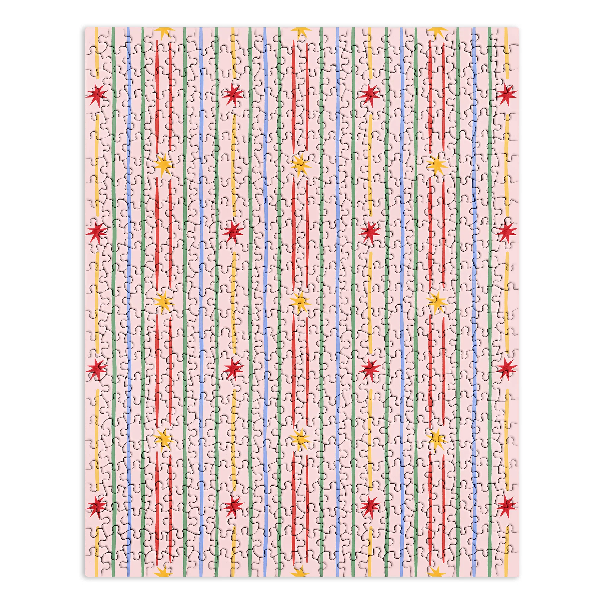 Love_Ryming Festive Starry Stripes Puzzle - Image 2