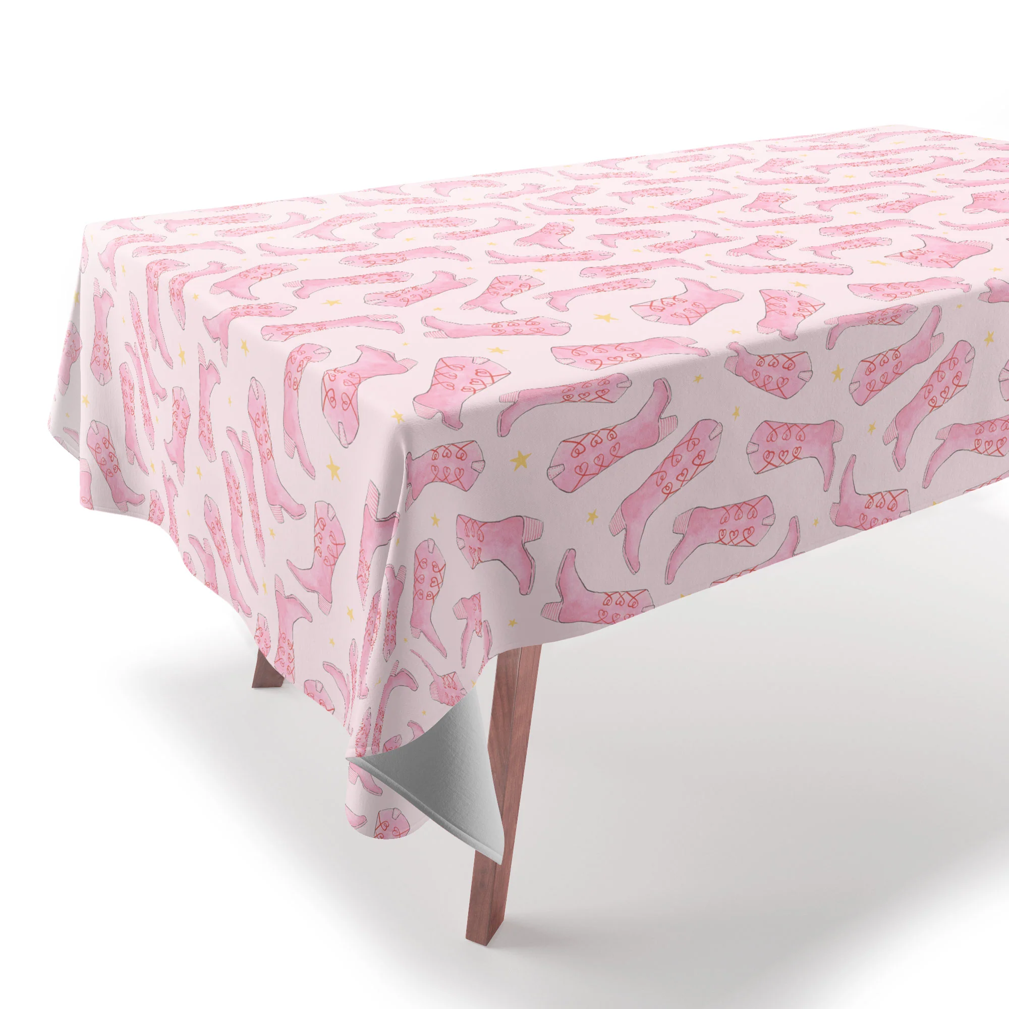 Love_Ryming Stars and Boots Tablecloth - Image 2