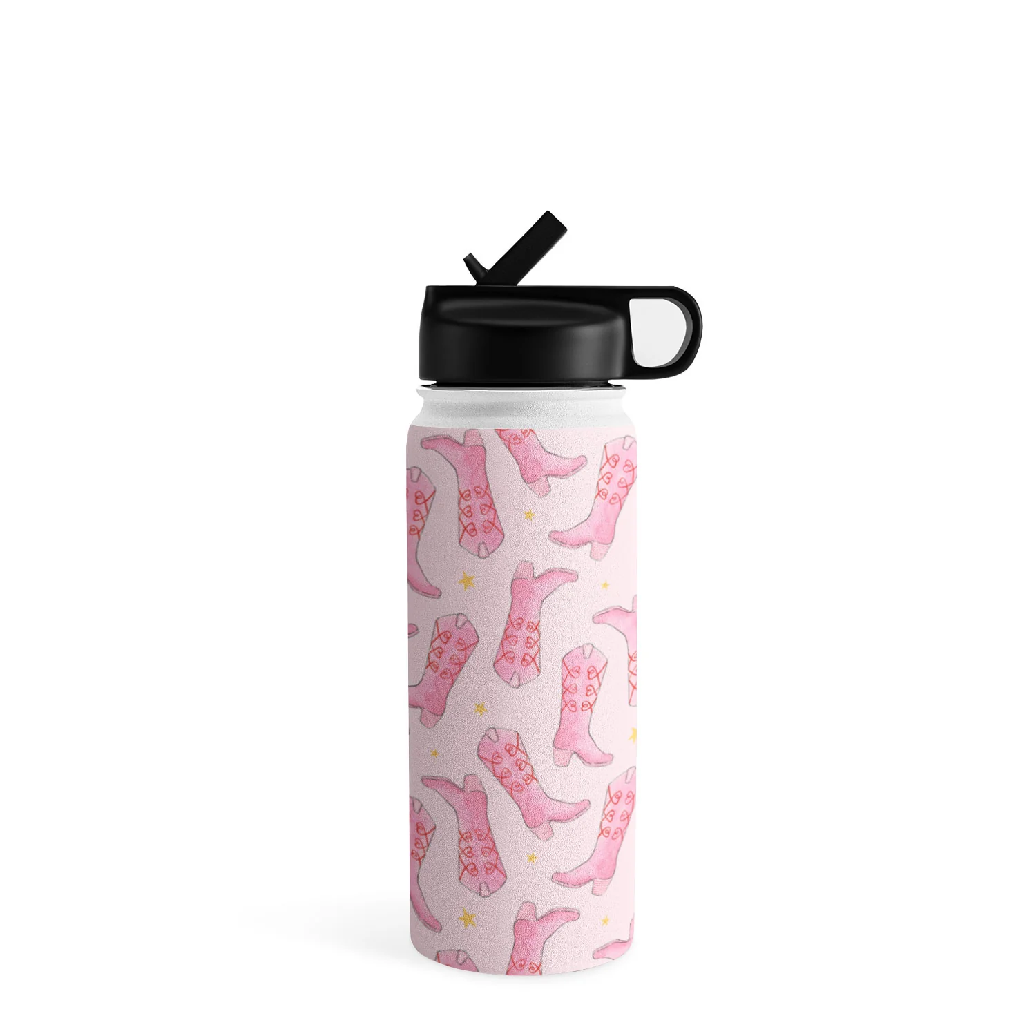 Love_Ryming Stars and Boots Water Bottle - Image 17