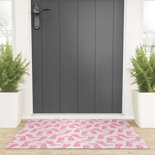 Love_Ryming Stars and Boots Welcome Mat - Image 4