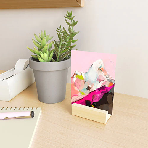 lunetricotee landscape mountain painting Mini Art Print - Image 3