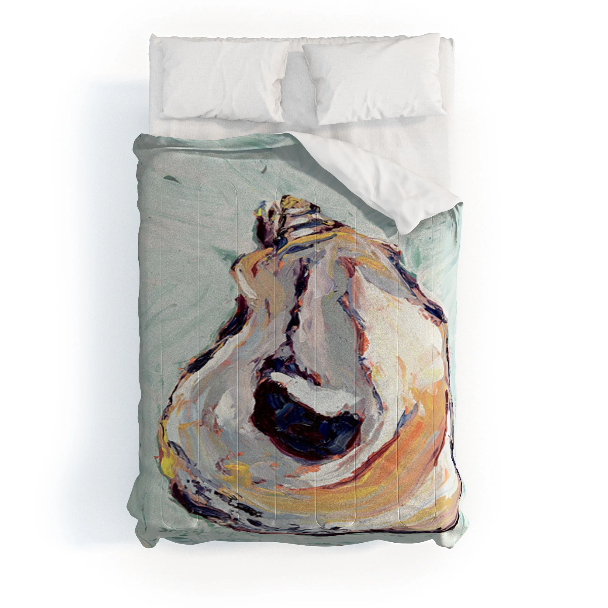 Magladry art studio Oyster shell Comforter - Image 10