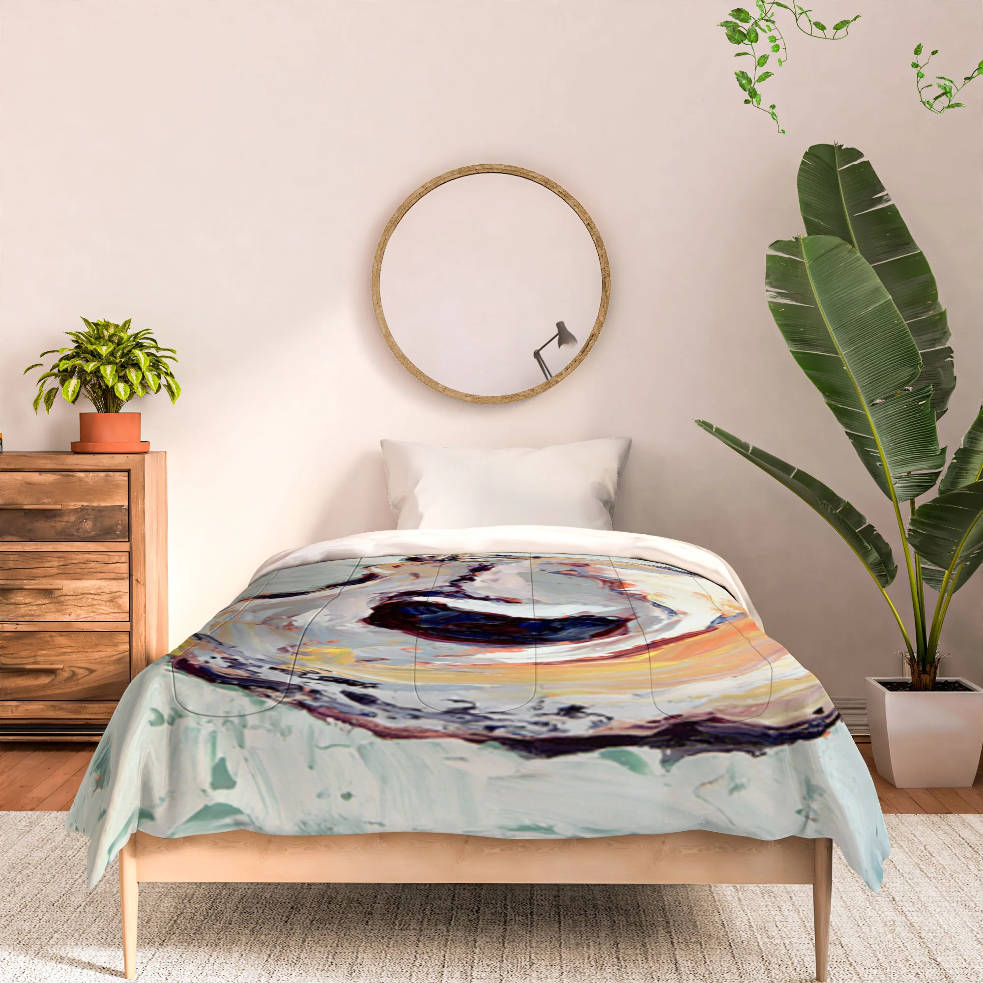 Magladry art studio Oyster shell Comforter - Image 9