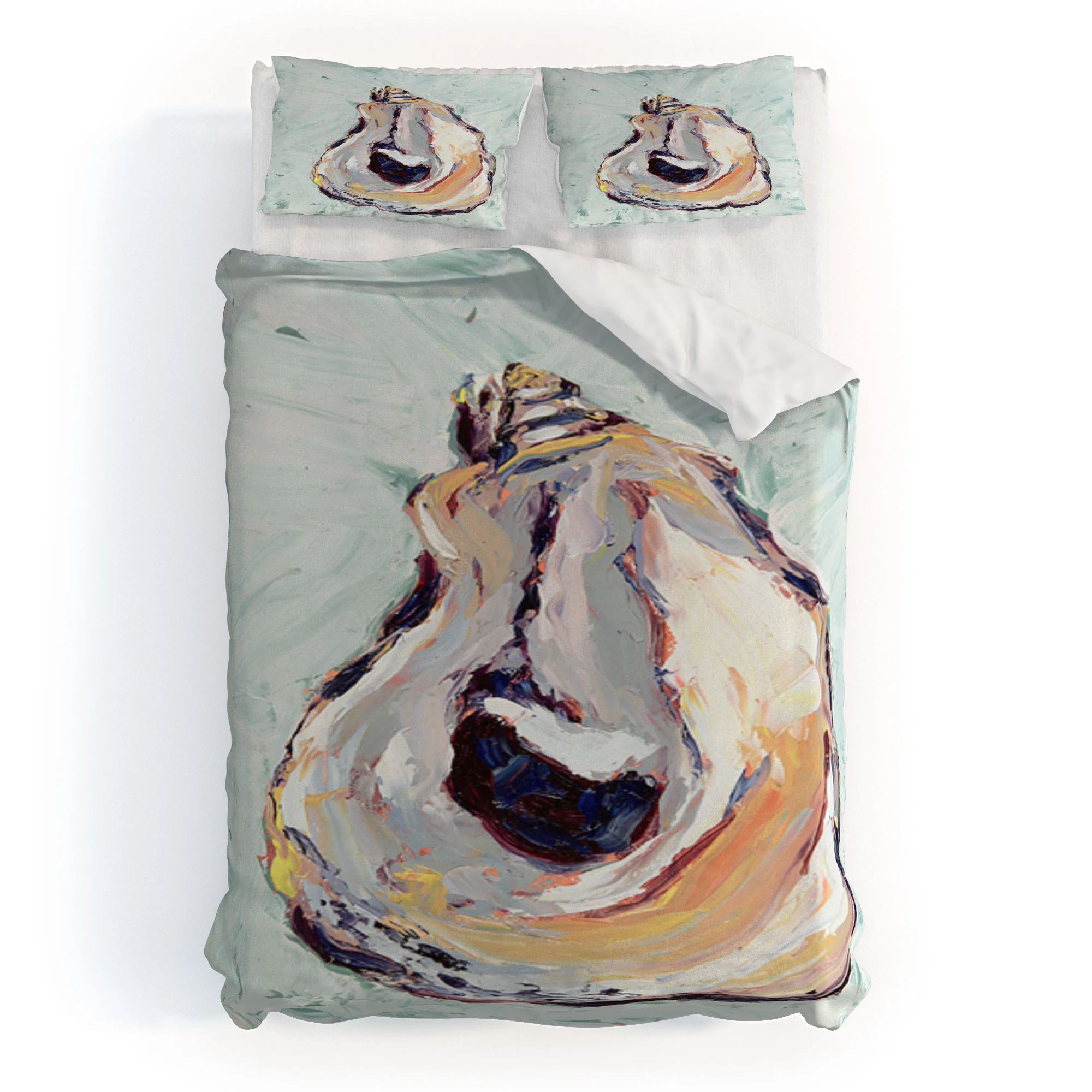 Magladry art studio Oyster shell Duvet Cover - Image 41
