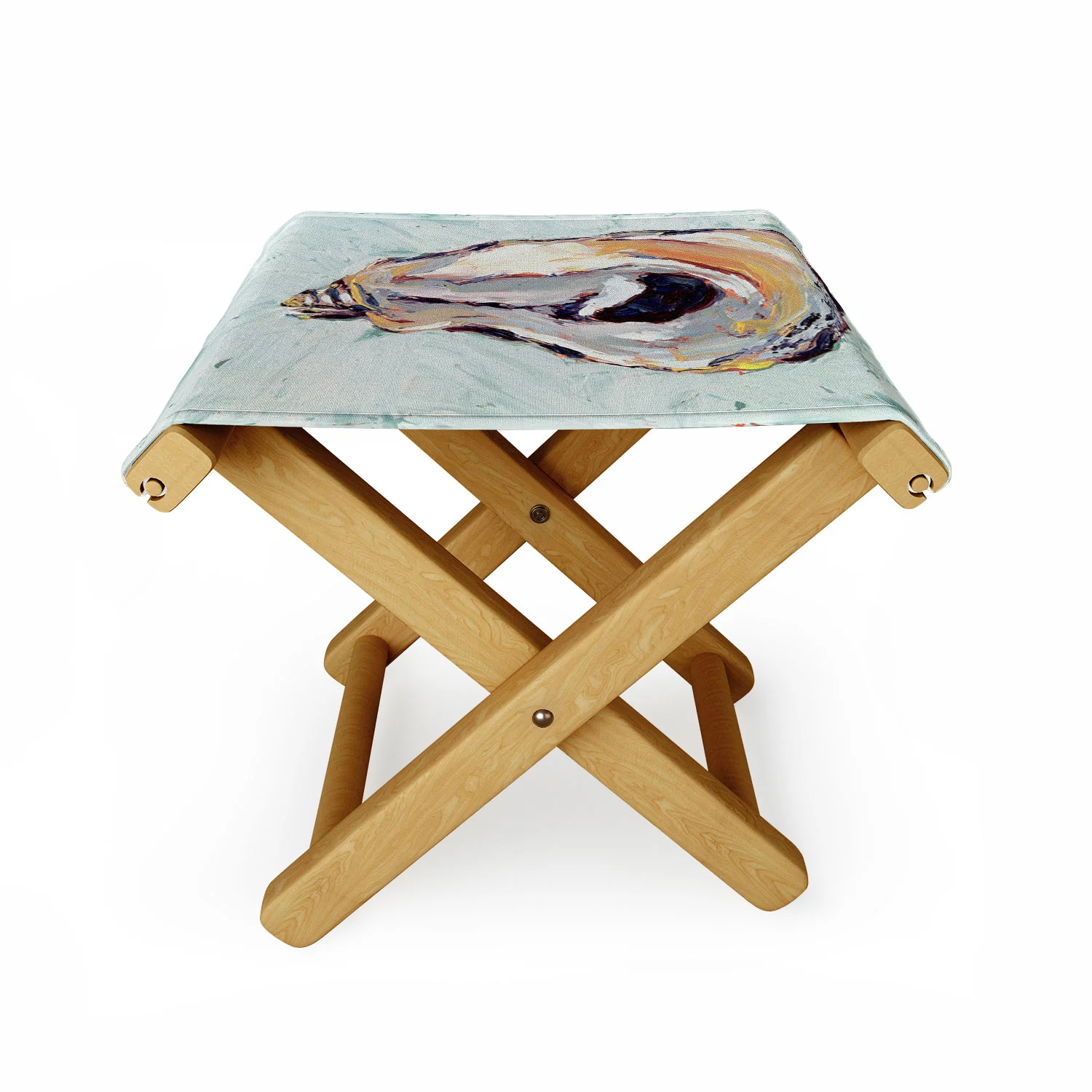 Magladry art studio Oyster shell Folding Stool