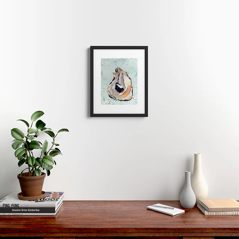 Magladry art studio Oyster shell Framed Art Print - Image 32