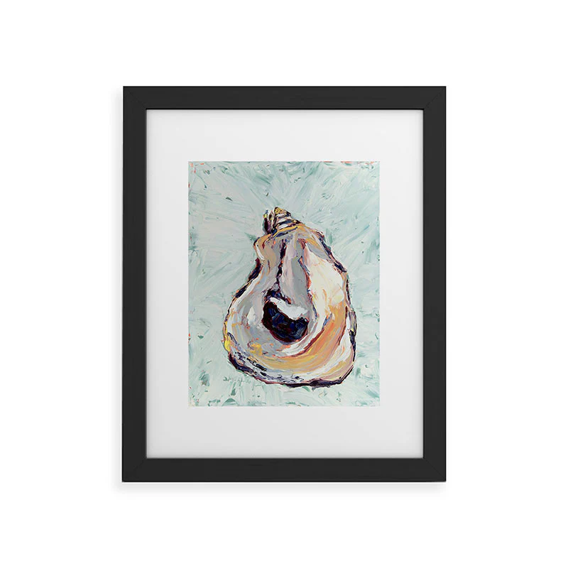 Magladry art studio Oyster shell Framed Art Print - Image 9