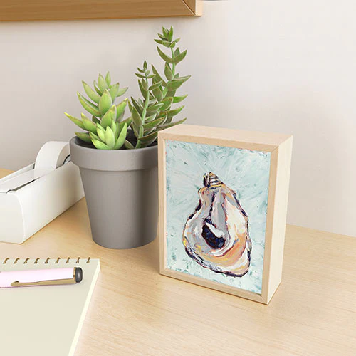 Magladry art studio Oyster shell Framed Mini Art Print - Image 8