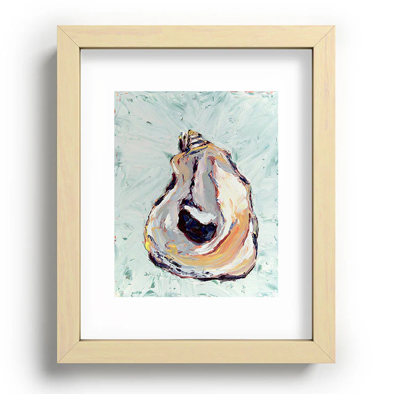 Magladry art studio Oyster shell Recessed Framing Rectangle - Image 5