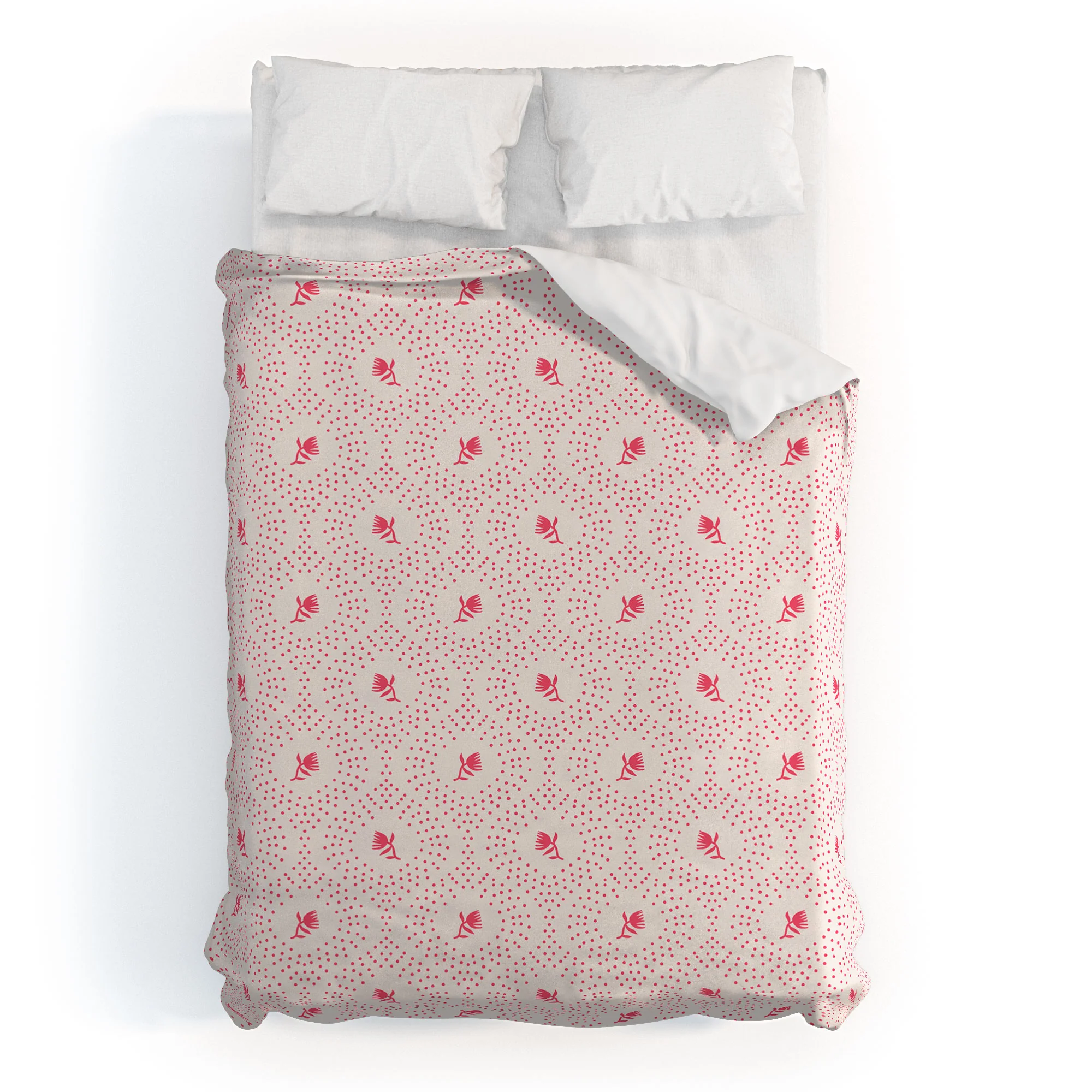 Maritza Lisa Wild Dotted Florals Pattern Duvet Cover
