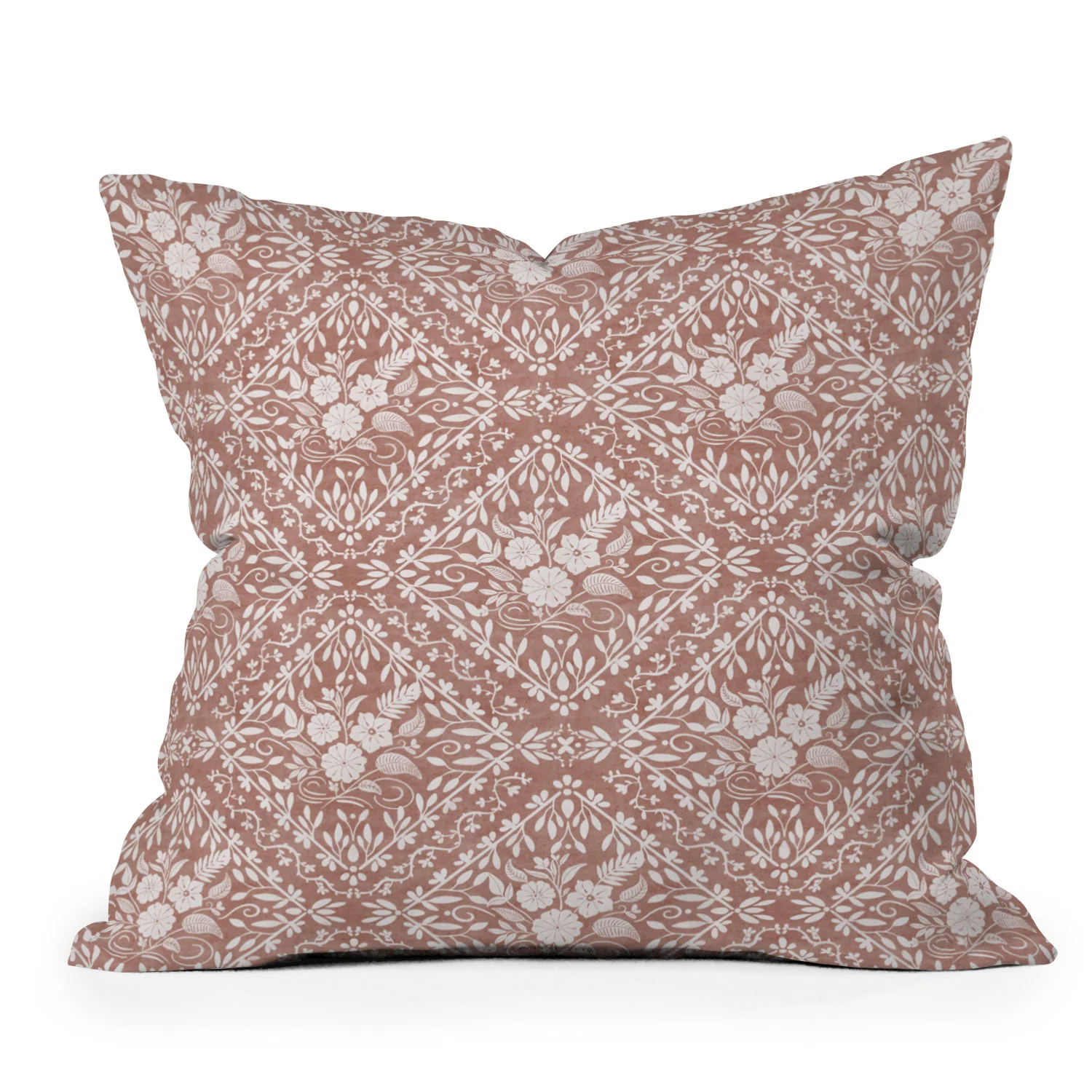 Marta Barragan Camarasa Antique Botanical Bliss Outdoor Throw Pillow - Image 3