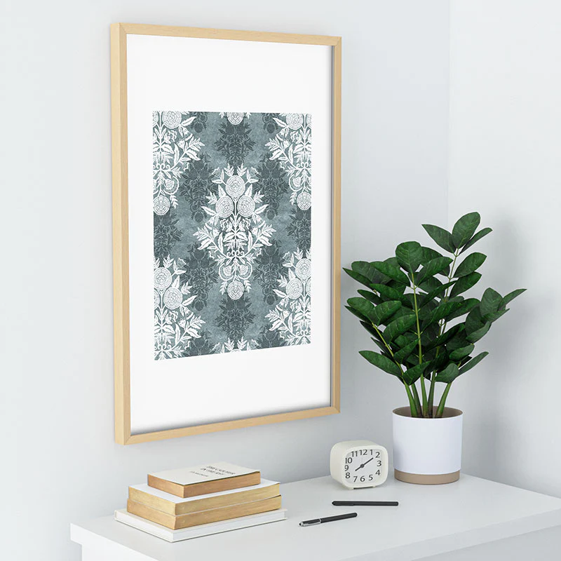Marta Barragan Camarasa Antique Victorian Floral Recessed Framing Rectangle - Image 30