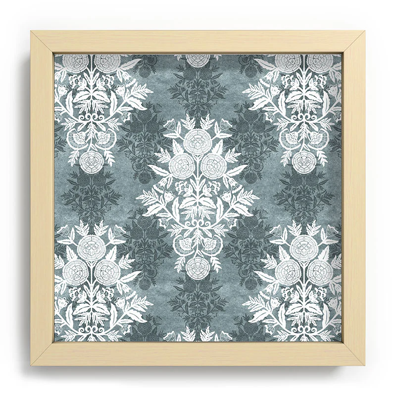 Marta Barragan Camarasa Antique Victorian Floral Recessed Framing Square - Image 5
