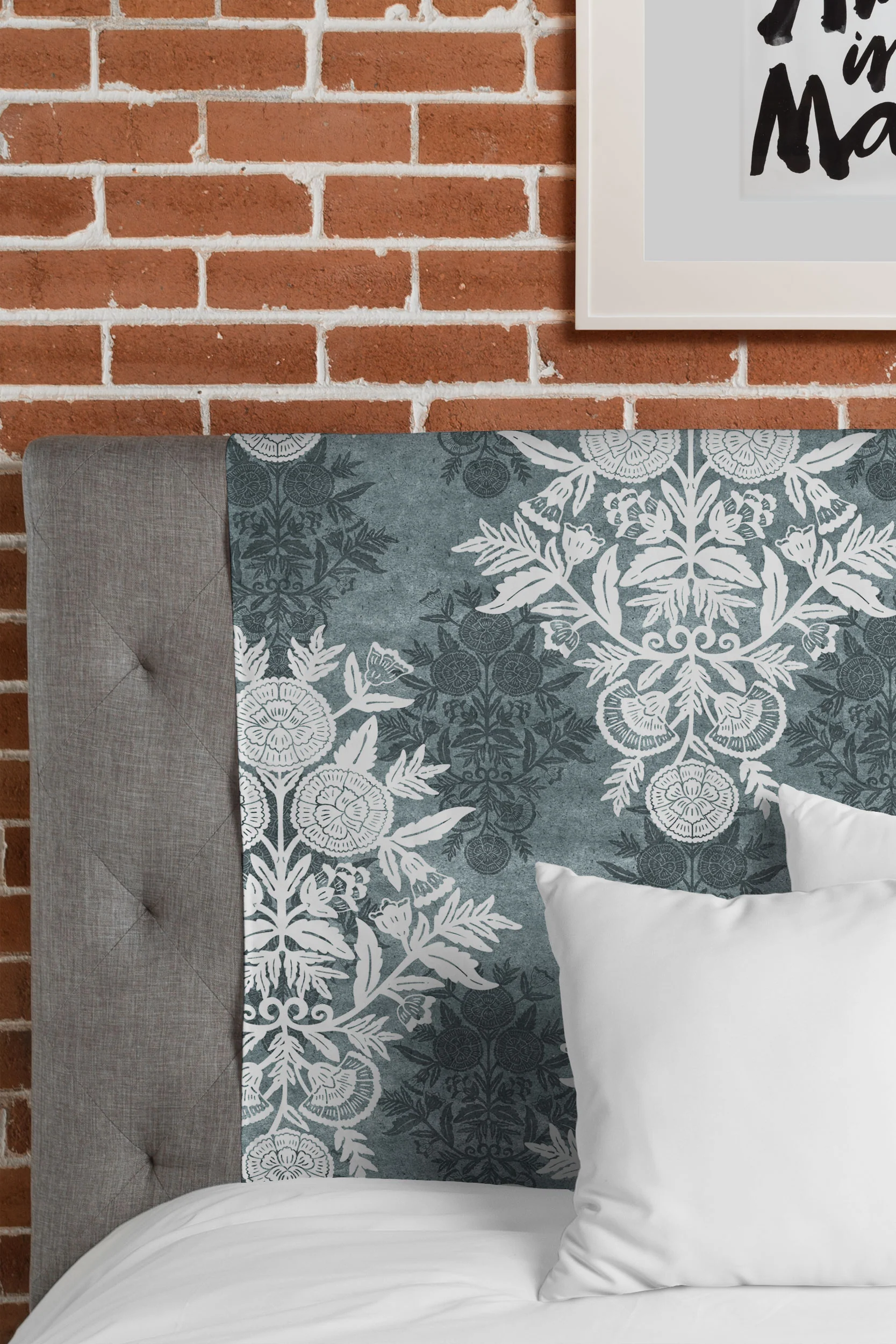 Marta Barragan Camarasa Antique Victorian Floral Tapestry - Image 3