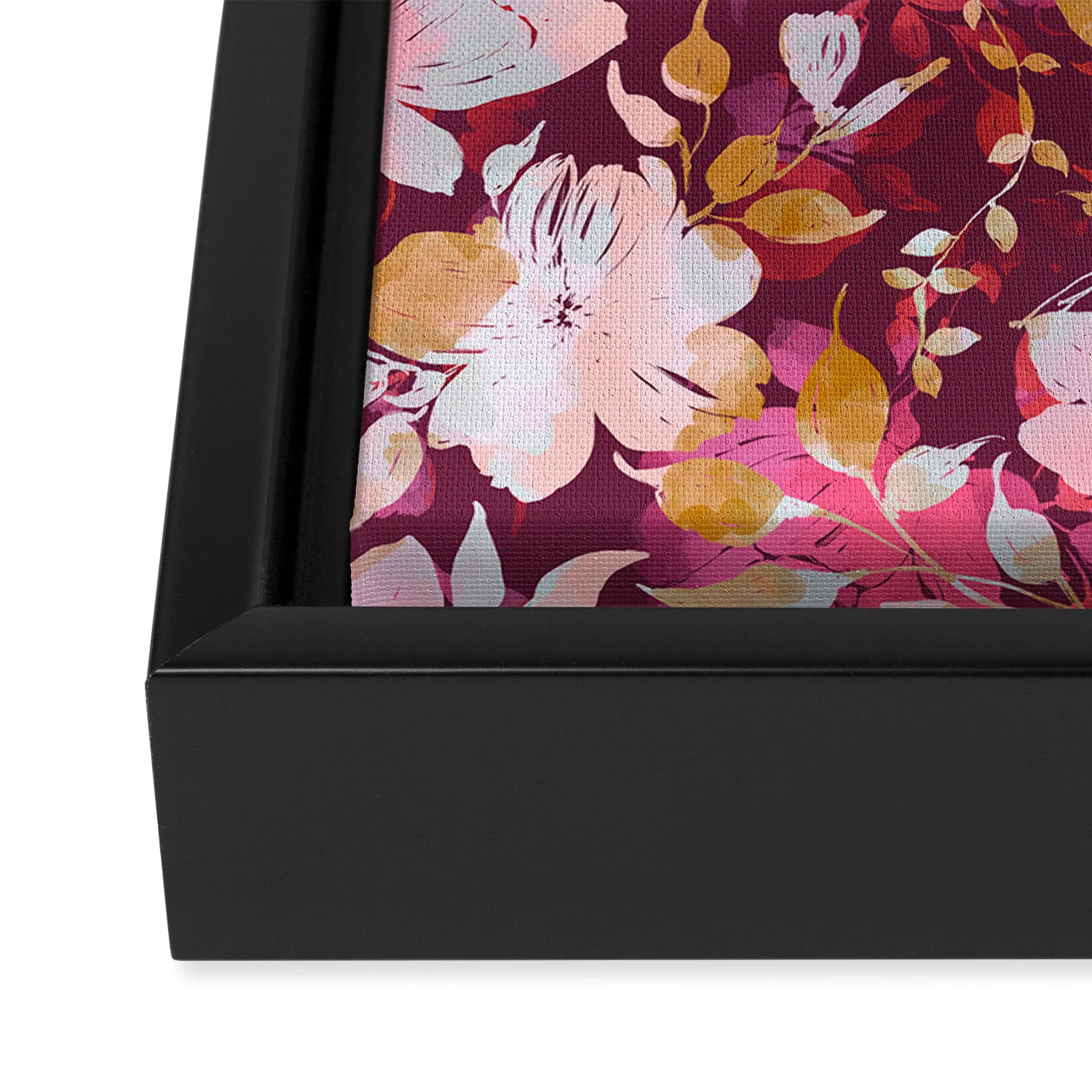 Marta Barragan Camarasa Blossoming Burgundy Fall Art Canvas - Image 8