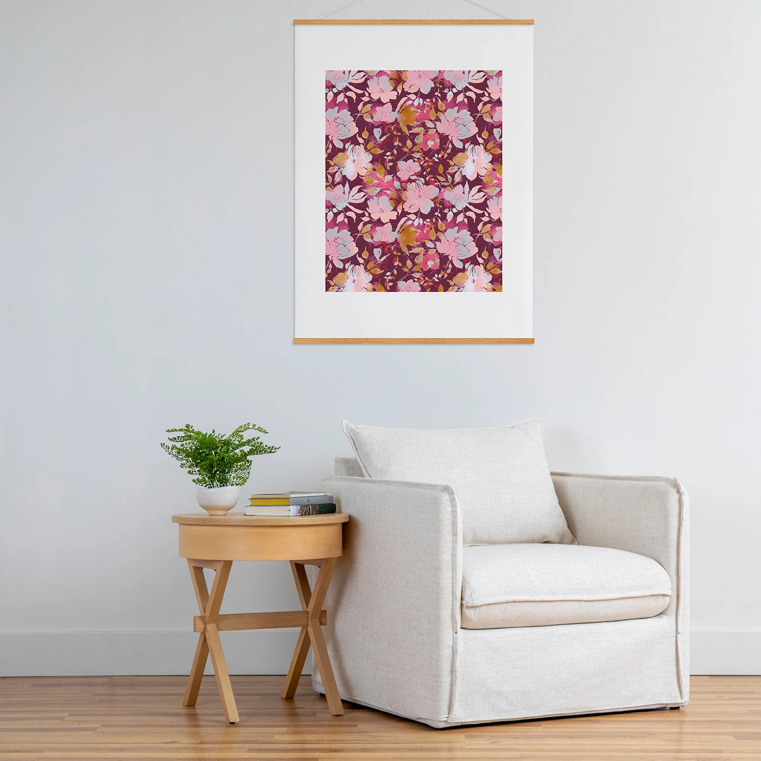 Marta Barragan Camarasa Blossoming Burgundy Fall Art Print - Image 51