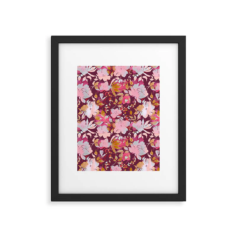 Marta Barragan Camarasa Blossoming Burgundy Fall Framed Art Print - Image 25