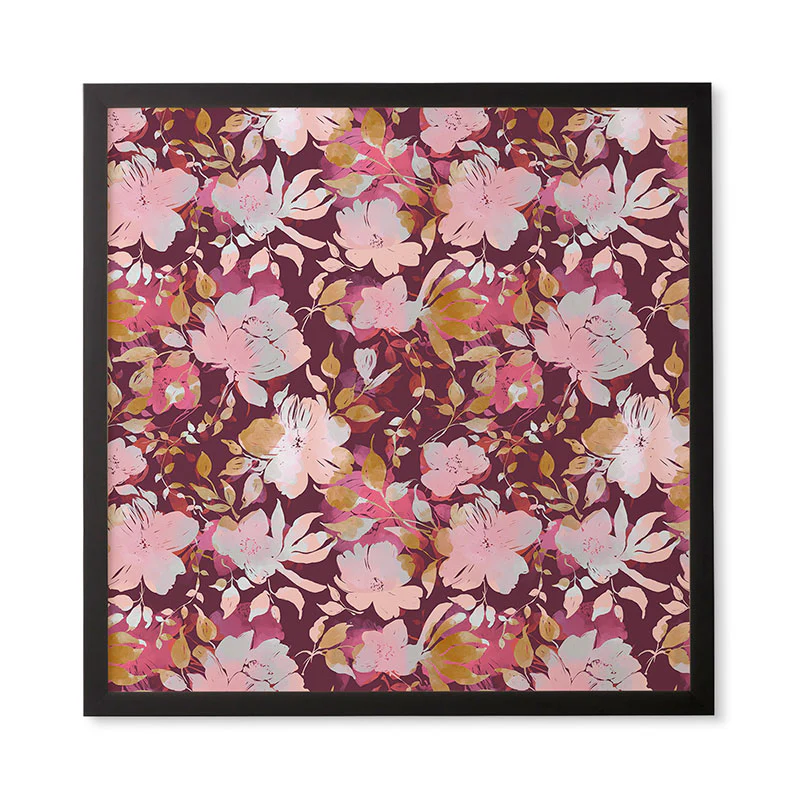 Marta Barragan Camarasa Blossoming Burgundy Fall Framed Wall Art - Image 11