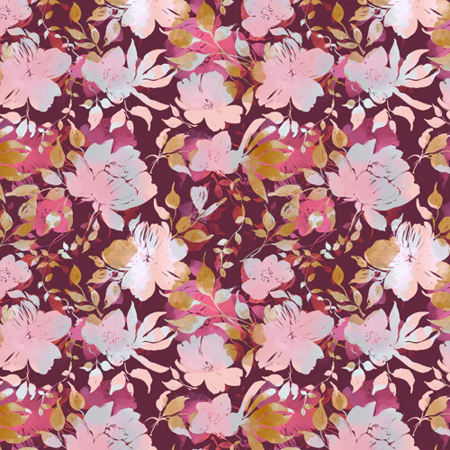 Marta Barragan Camarasa Blossoming Burgundy Fall Shower Curtain - Image 7