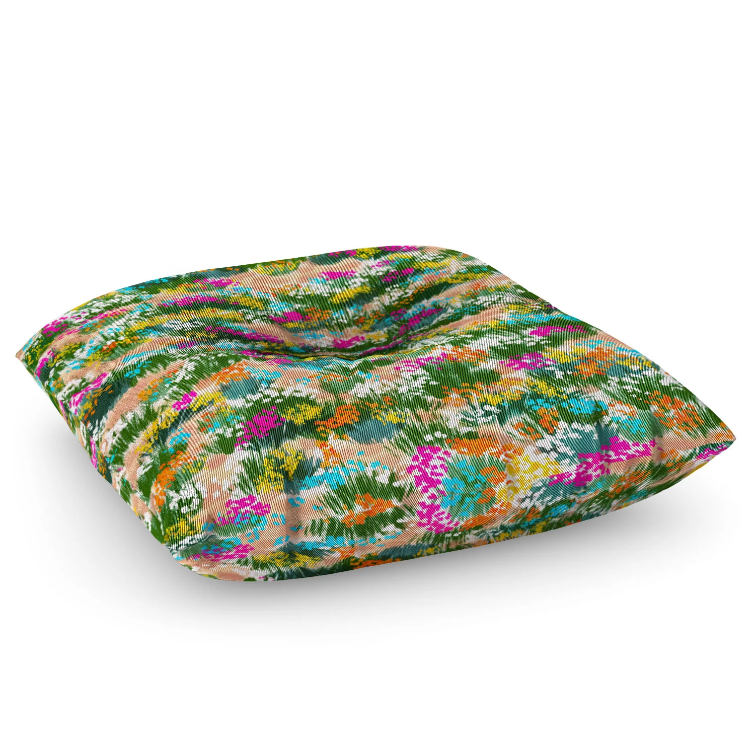 Marta Barragan Camarasa Blossoming Field Floor Pillow Square - Image 3
