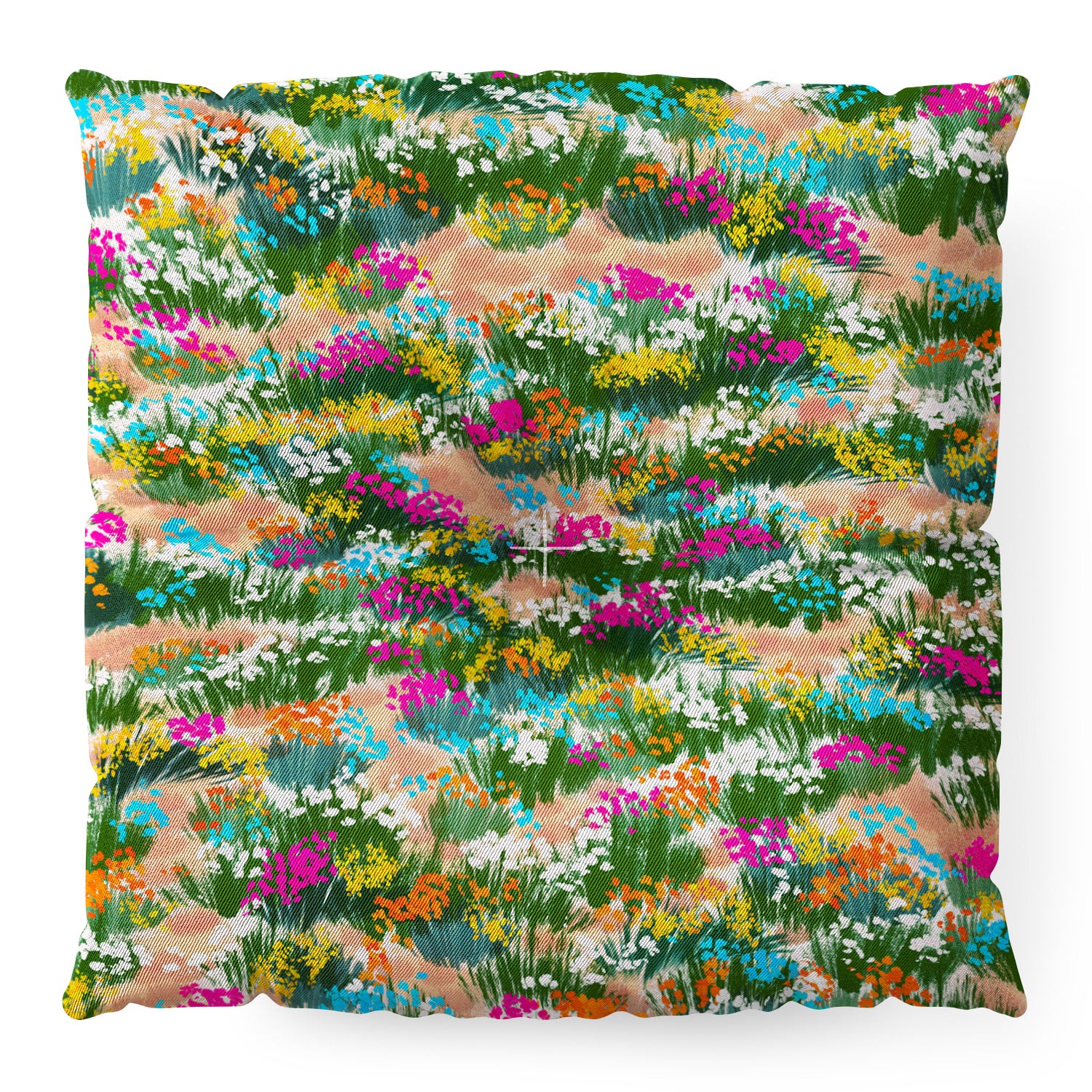 Marta Barragan Camarasa Blossoming Field Floor Pillow Square - Image 4