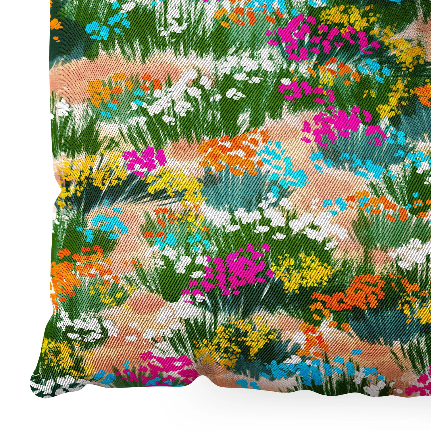 Marta Barragan Camarasa Blossoming Field Floor Pillow Square - Image 5