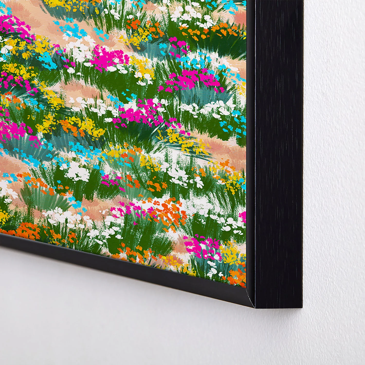 Marta Barragan Camarasa Blossoming Field Square Metal Framed Art Print - Image 12