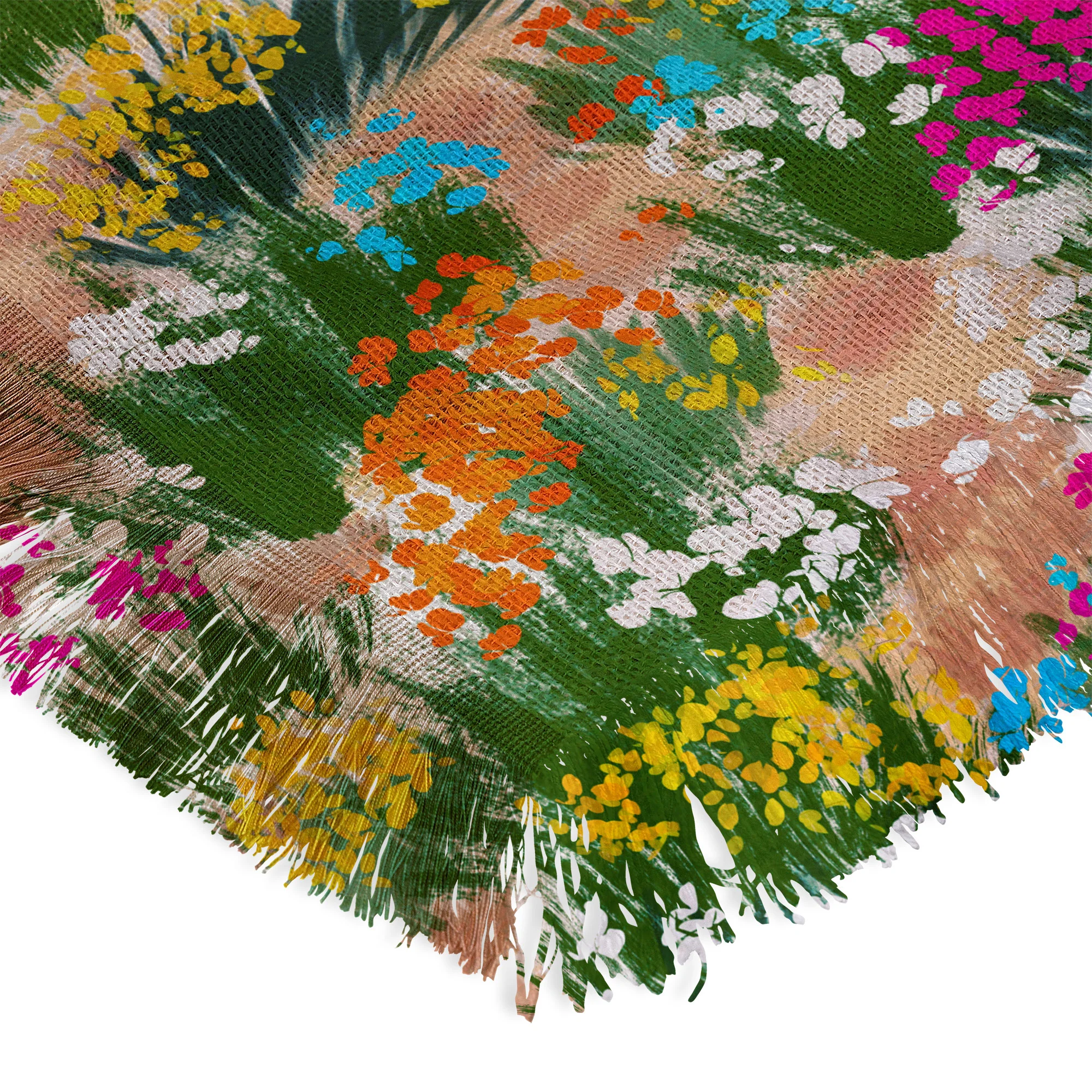 Marta Barragan Camarasa Blossoming Field Throw Blanket - Image 5