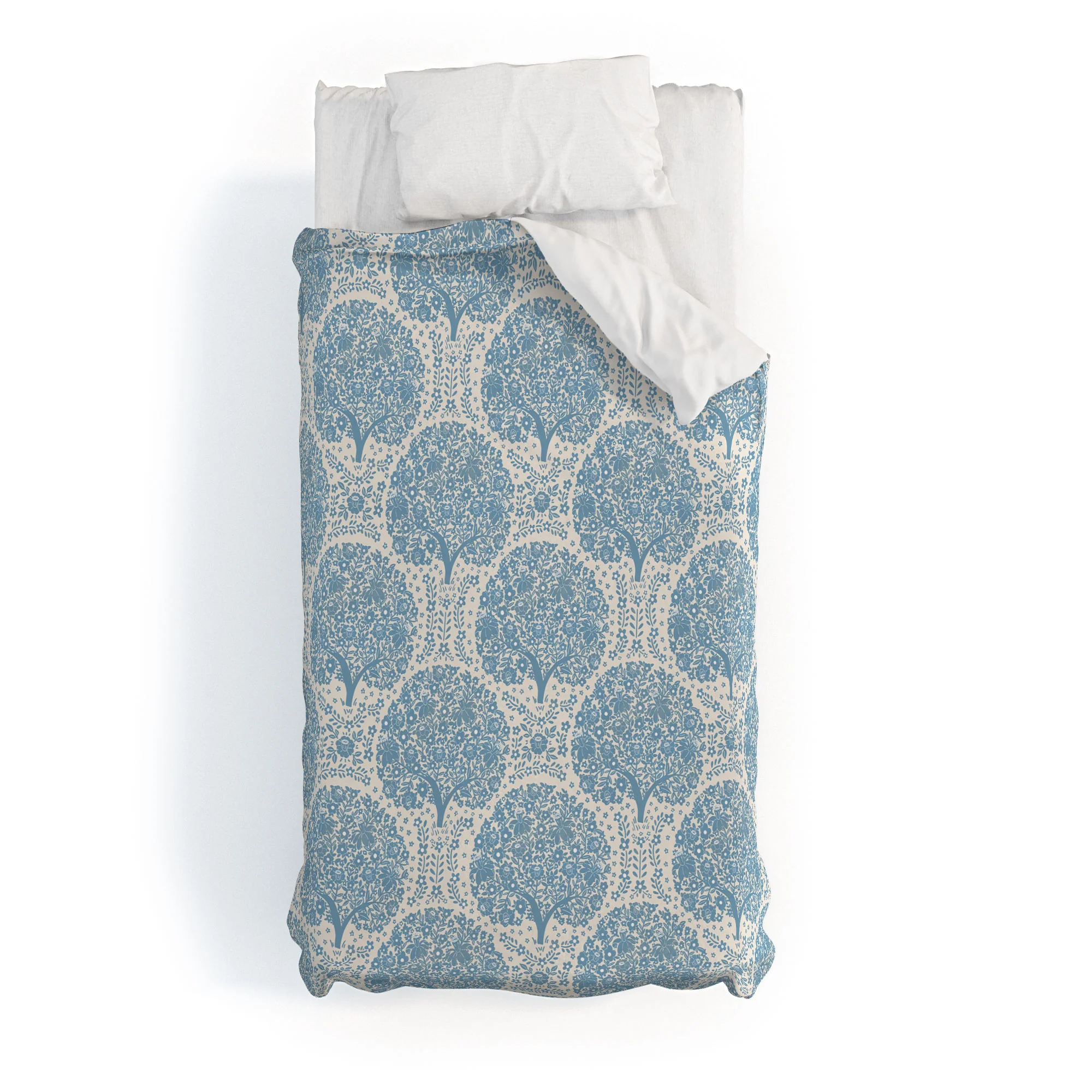 Marta Barragan Camarasa Blossoming Forest Trees Duvet Cover - Image 5