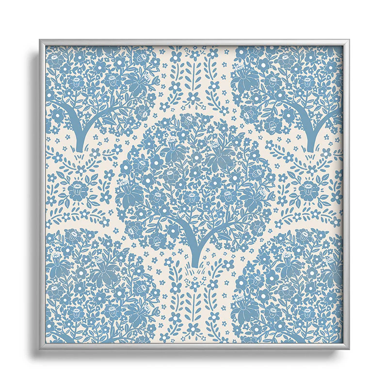 Marta Barragan Camarasa Blossoming Forest Trees Square Metal Framed Art Print - Image 5
