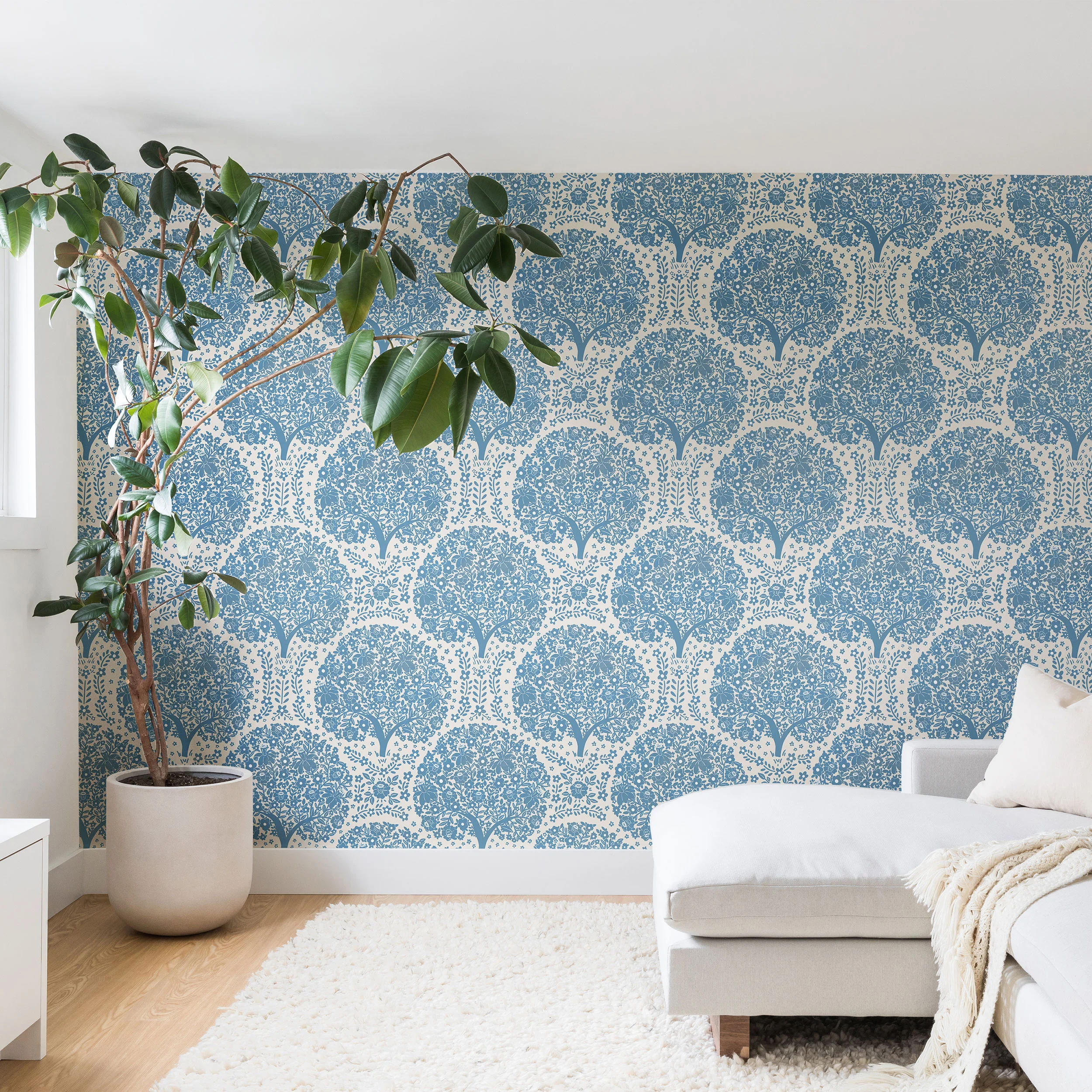 Marta Barragan Camarasa Blossoming Forest Trees Wall Mural - Image 4