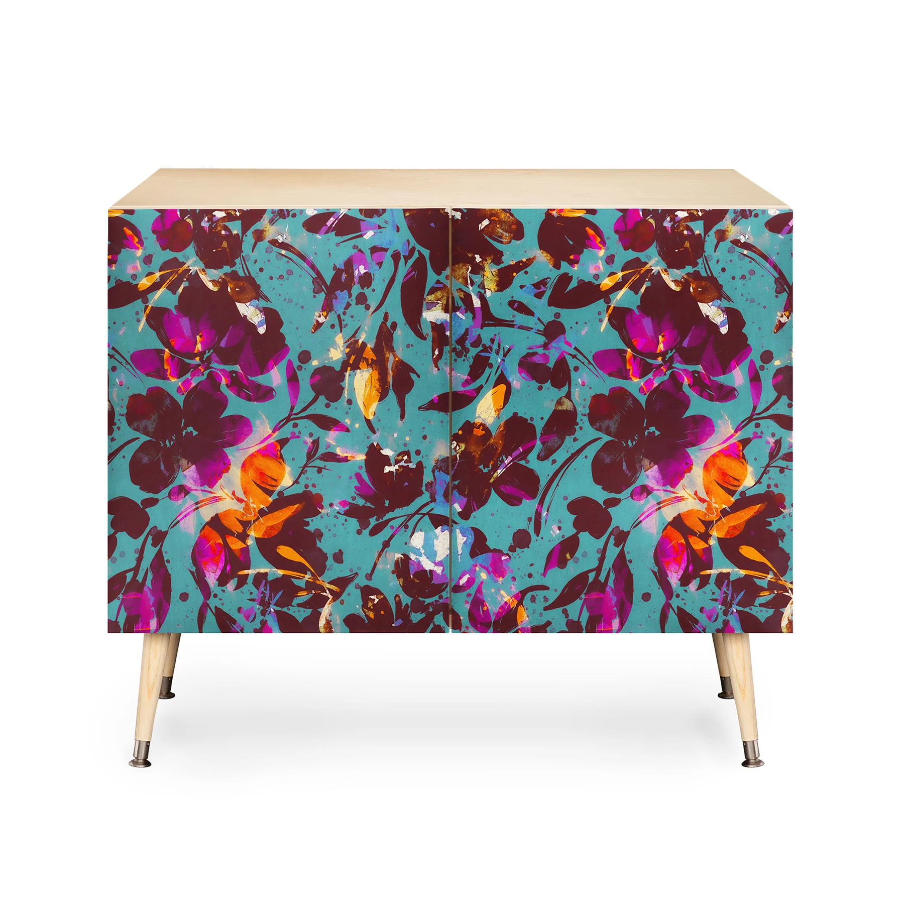 Marta Barragan Camarasa Bold Floral Expression Credenza - Image 16